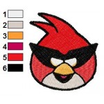 Angry Birds Space Embroidery Design